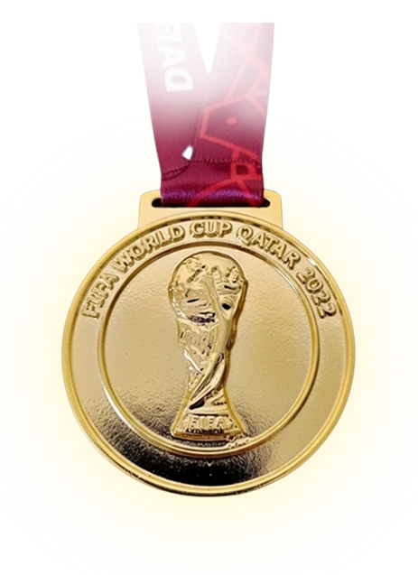 Medalla original del Campeón del Mundo Qatar 2022